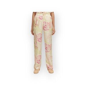 Scotch & Soda Gia mid-rise wide-leg printed silky pants